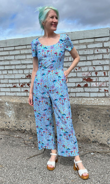 Whinchat Jumpsuit - Flower Toss