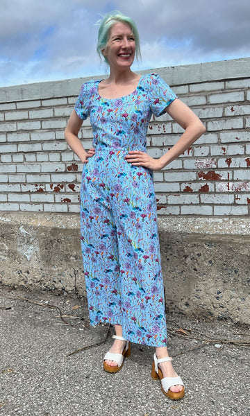 Whinchat Jumpsuit - Flower Toss