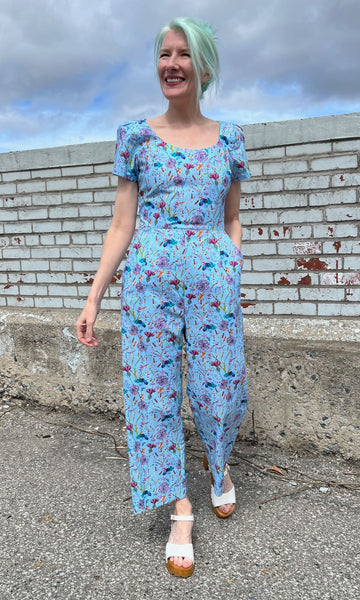Whinchat Jumpsuit - Flower Toss