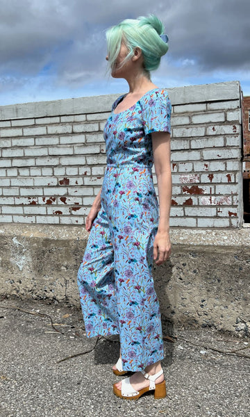 Whinchat Jumpsuit - Flower Toss
