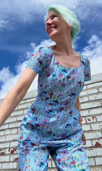 Whinchat Jumpsuit - Flower Toss