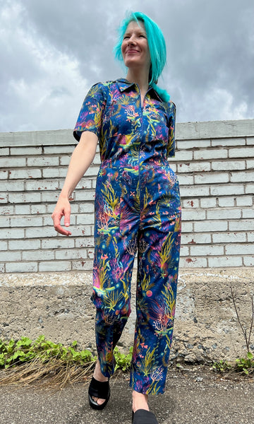 Twillick Jumpsuit - Undersea Gardens