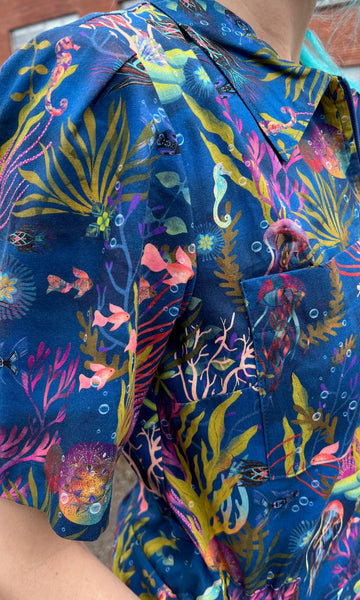 Twillick Jumpsuit - Undersea Gardens