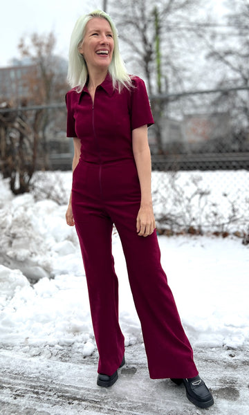 Tyrannulet Jumpsuit - Mulberry