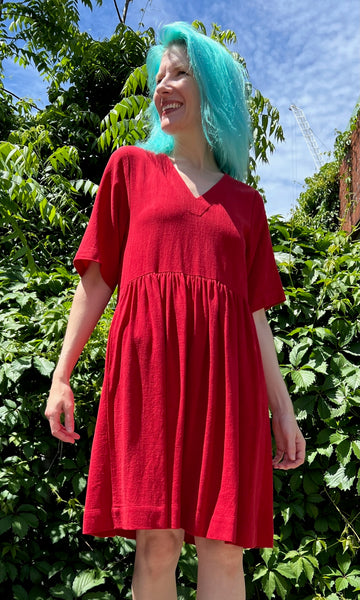 Kiskadee Dress - Red