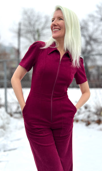 Tyrannulet Jumpsuit - Mulberry