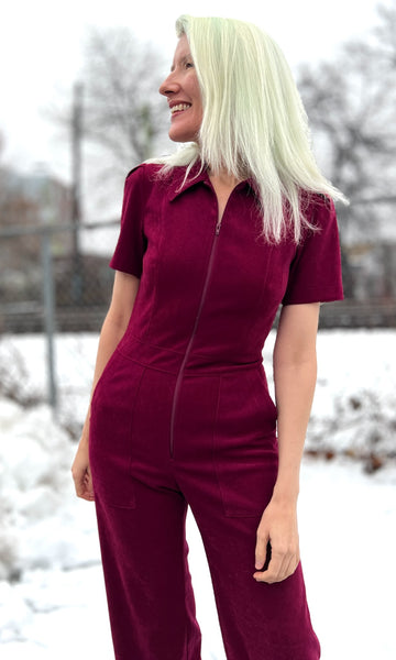 Tyrannulet Jumpsuit - Mulberry