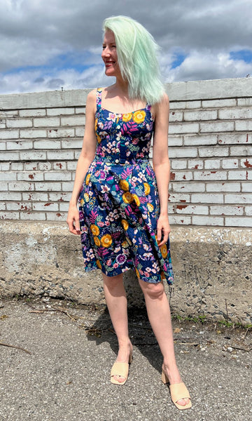 Corncrake Dress - Midnight Brilliance