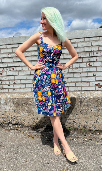 Corncrake Dress - Midnight Brilliance