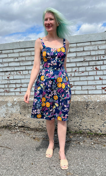Corncrake Dress - Midnight Brilliance