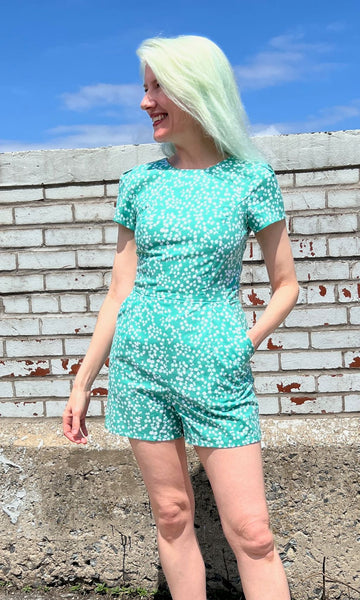 Teeter Bob Romper - Tendril Traces