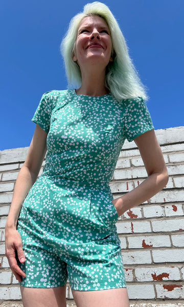 Teeter Bob Romper - Tendril Traces