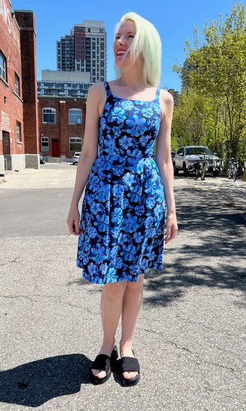 Reedbird Dress - Larkspur