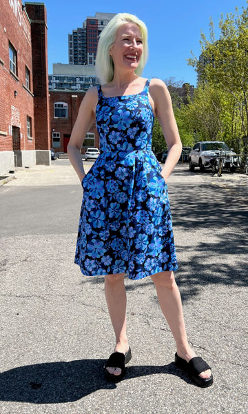 Reedbird Dress - Larkspur