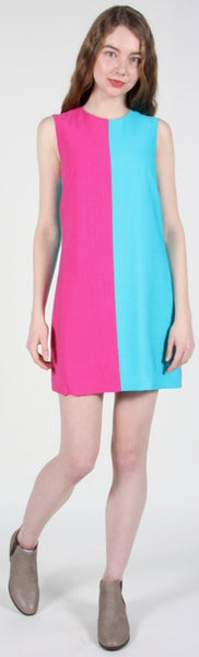 RN1432 - 14 - Vanga Dress - Turq/Magenta