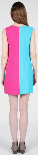 RN1432 - 14 - Vanga Dress - Turq/Magenta