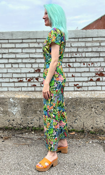 Whinchat Jumpsuit - Parrot Jungle