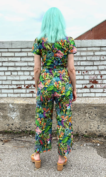 Whinchat Jumpsuit - Parrot Jungle