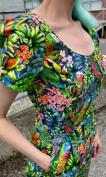 Whinchat Jumpsuit - Parrot Jungle