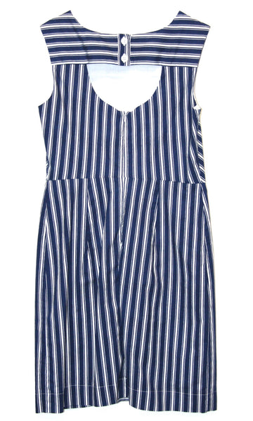 RN291 - 8 - Whydah Dress - Blue Stripe