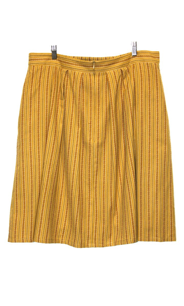 RN326 - 16 - Macareux Skirt - Ochre Stripe