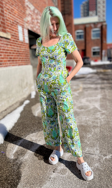 Whinchat Jumpsuit - Bunny Rush