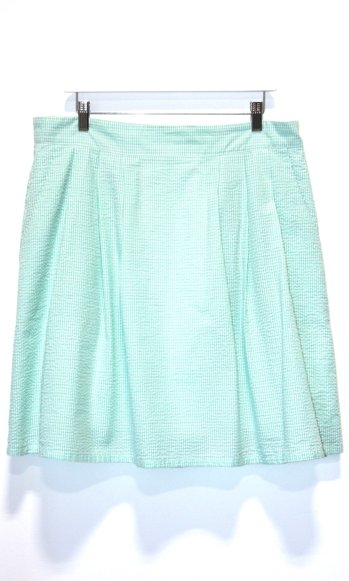 RN418 - 16 - Starique Skirt - Mint Seersucker