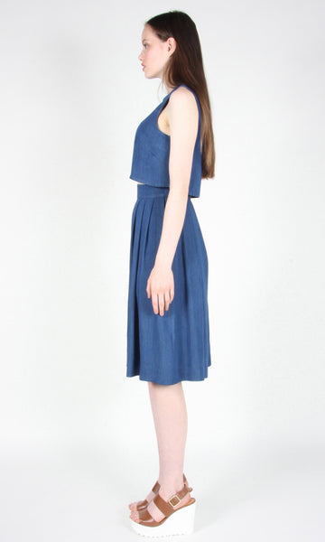 RN1471 - 16 - Godwit Skirt - Dark Wash