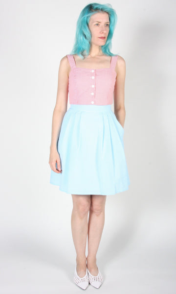 RN1607 - 12 - Kite Top - Rose Seersucker