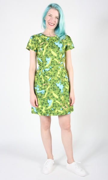 RN1180 - 14 - Kittiwake Dress - Aerial Golf