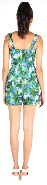 RN1346 - 10 - Kiwi Jumpsuit - Palms