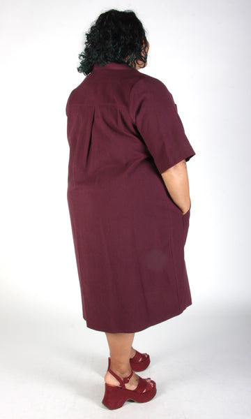 Ladyhawk Dress - Burgundy
