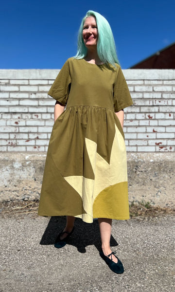 Lapwing Dress - Grassland
