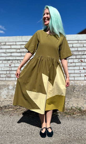Lapwing Dress - Grassland