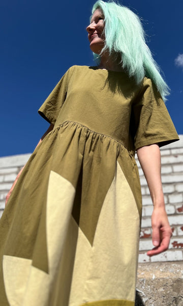 Lapwing Dress - Grassland