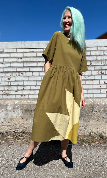 Lapwing Dress - Grassland