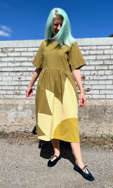 Lapwing Dress - Grassland