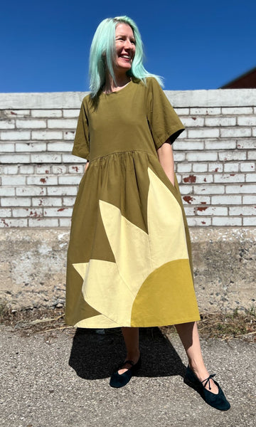Lapwing Dress - Grassland