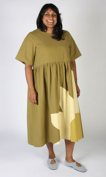 Lapwing Dress - Grassland