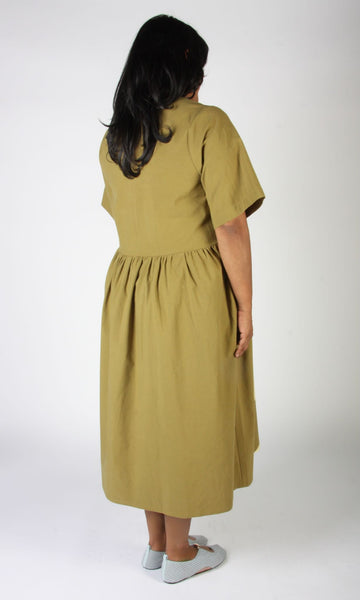 Lapwing Dress - Grassland