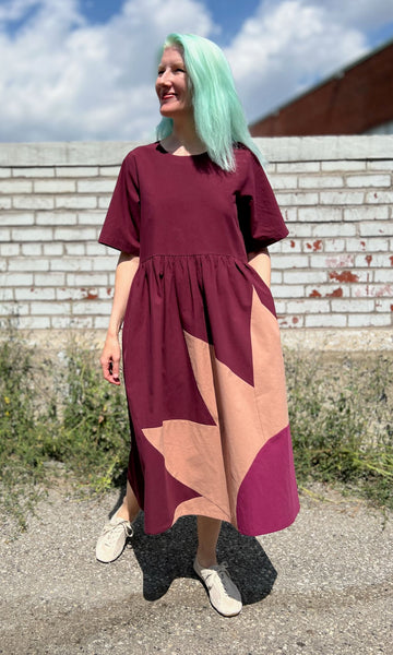 Lapwing Dress - Mulberry