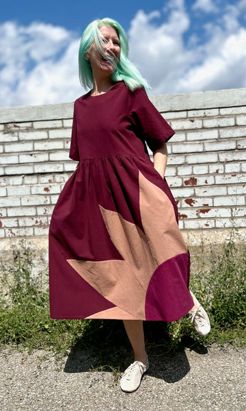 Lapwing Dress - Mulberry