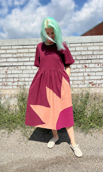 Lapwing Dress - Mulberry