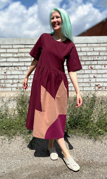Lapwing Dress - Mulberry