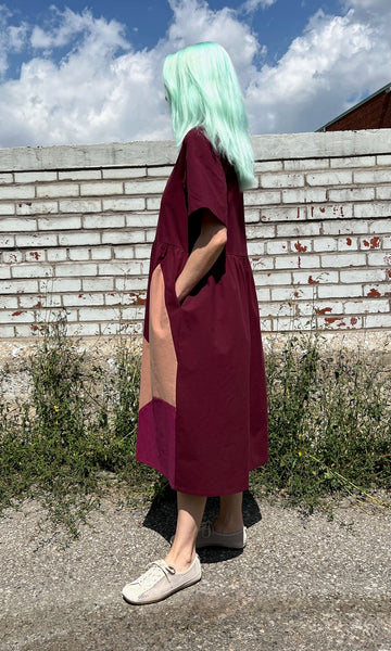 Lapwing Dress - Mulberry