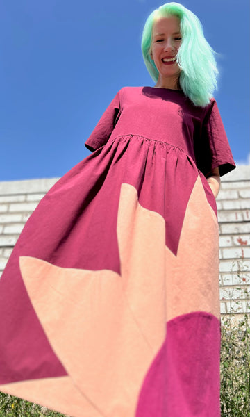Lapwing Dress - Mulberry