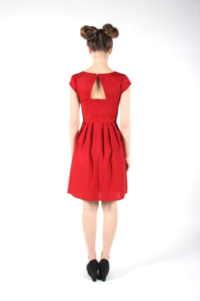 RN1291 - 2 - Macaw Dress - Red Dots