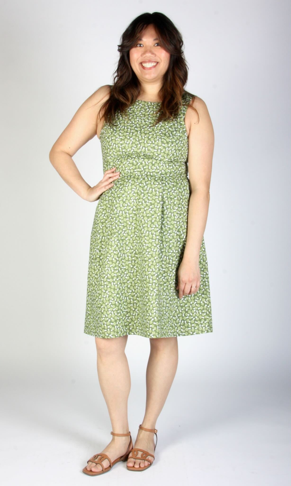 Myrmidon Dress - Greenies
