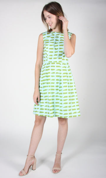 RN1349 - 14 - Océanite Dress - Brush Strokes