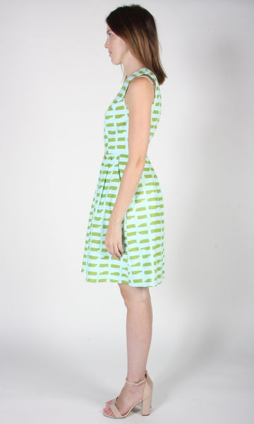 RN1349 - 14 - Océanite Dress - Brush Strokes